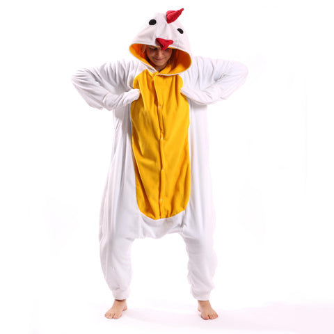 Chicken Onesie (white/yellow)